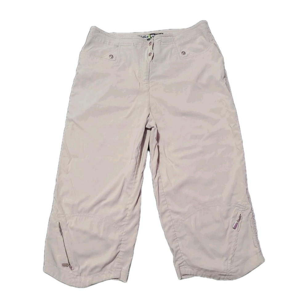 Jamie Sadock Womens Beige Capri Pants Size 8 Activewear Casual Sport‎ Golf